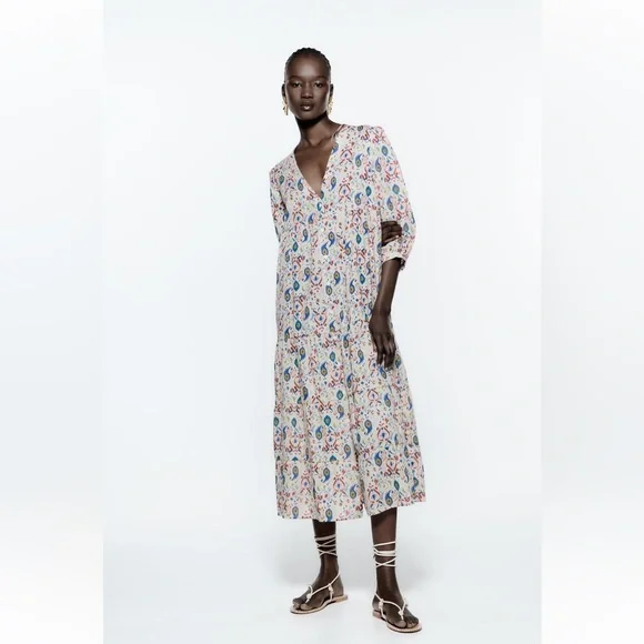 Zara | Dresses | Sale Zara Long Print Dress Sale | Poshmark Zara | Dresses | Sale Zara Long Print Dress Sale | Poshmark